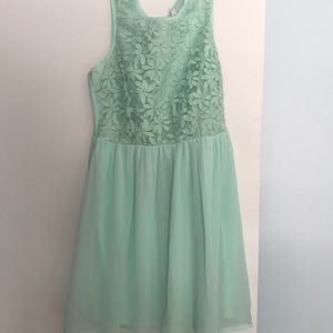 Teal flowered top dress!